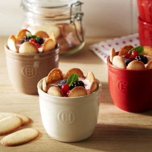 Emile Henry - Ramekin kerámia tál, 8,5cm, Burgundy 