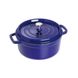 Staub cocotte fazék, öntöttvas, 26 cm/5,2 l, Dark Blue