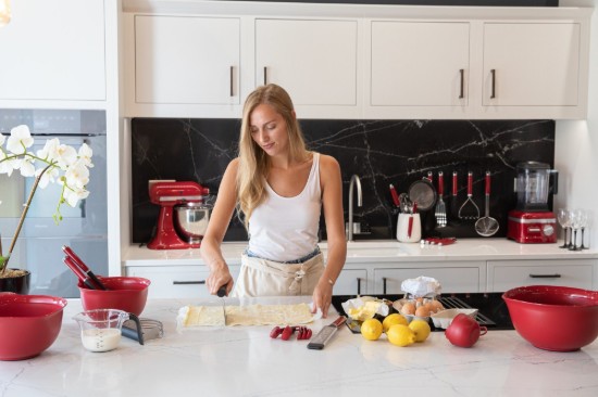 KitchenAid - 3 db  - Empire Red - műanyag keverőtál készlet