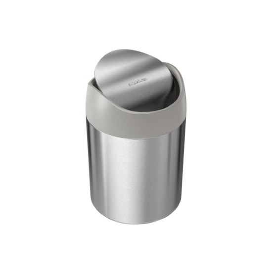 Simplehuman -  mini 1,5 literes rozsdamentes acél  asztali szemetes
