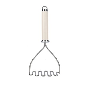 Kézi püréprés, 26 cm, rozsdamentes acél, Almond Cream - KitchenAid