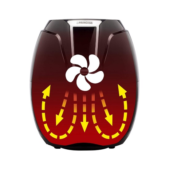 Princess - Forrólevegős sütő, 3,2L, 1400 W, "Aerofryer XL"