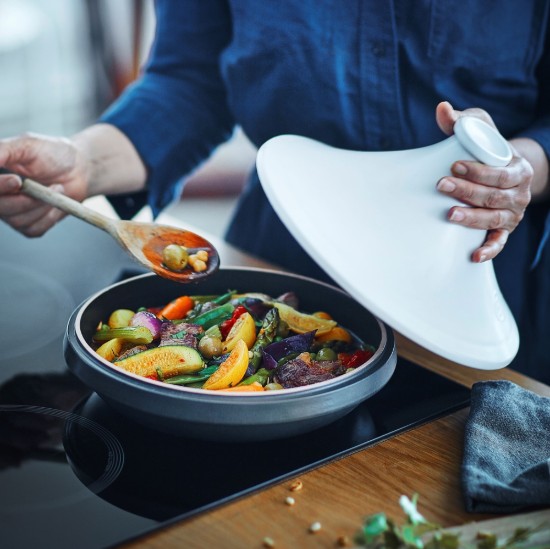 Tajine "Delight" 27,5 cm/2 l, <<White&Slate>> - Emile Henry