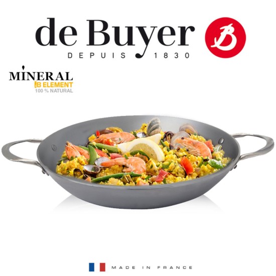 de Buyer - "Mineral B" 32 cm-es paella serpenyő 