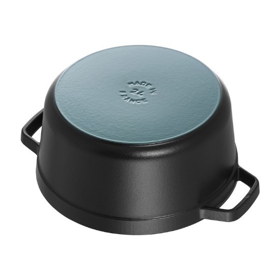 Staub - 28 cm / 6.75 literes Black - Cocotte öntöttvas fazék