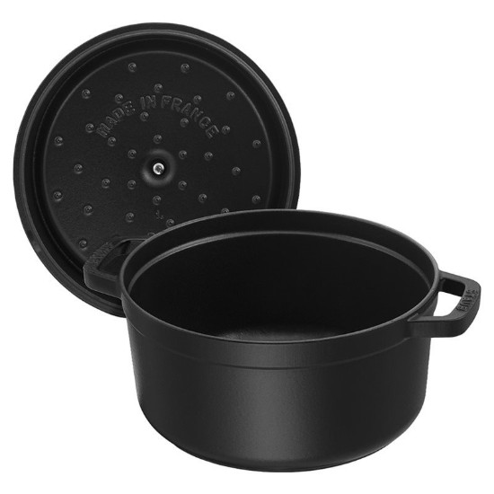 Staub - 28 cm / 6.75 literes Black - Cocotte öntöttvas fazék