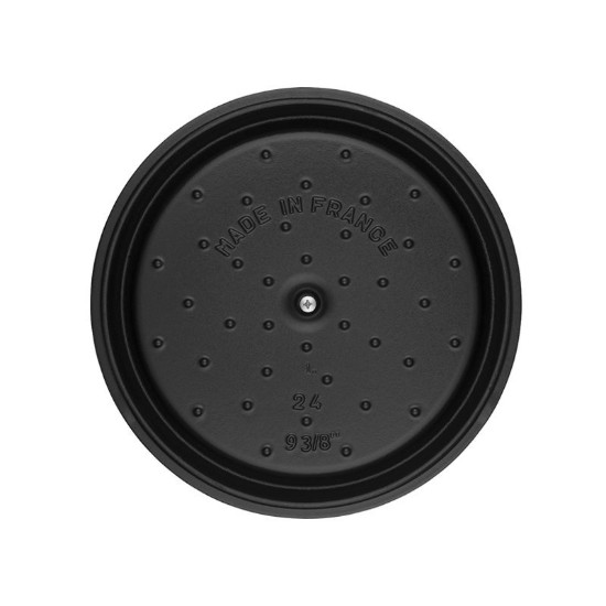 Staub - 28 cm / 6.75 literes Black - Cocotte öntöttvas fazék