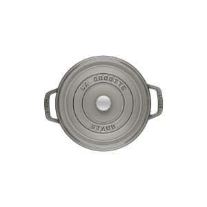 Staub ~ 20 cm / 2,2 literes, Graphite Grey Cocotte öntöttvas főzőedény