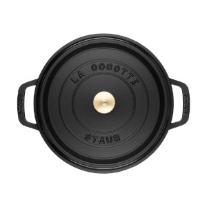 Staub cocotte fazék, 26cm/5,2L, Black