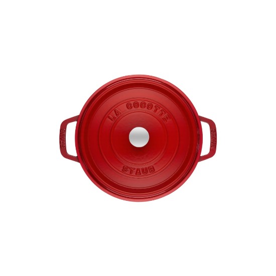 Staub ~ 20 cm / 2,2 literes, Cherry Cocotte öntöttvas főzőedény