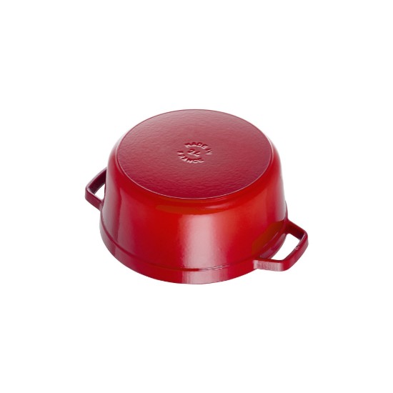 Staub ~ 20 cm / 2,2 literes, Cherry Cocotte öntöttvas főzőedény