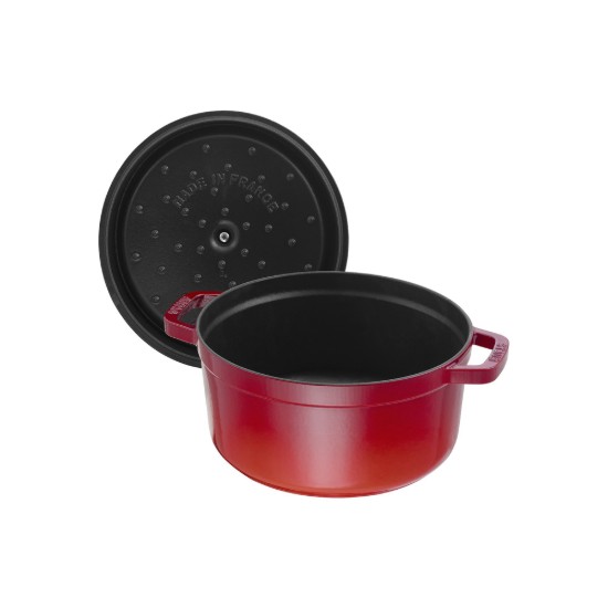 Staub ~ 20 cm / 2,2 literes, Cherry Cocotte öntöttvas főzőedény