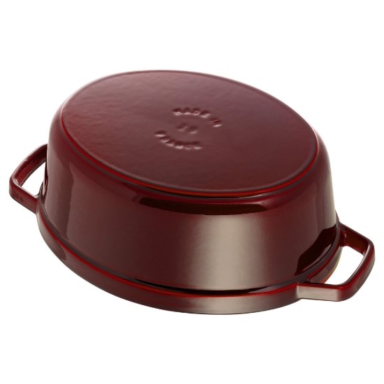 Staub - 33 cm / 6.7 litres Grenadine - Ovális Cocotte öntöttvas fazék 