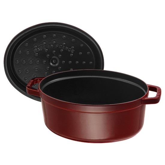 Staub - 33 cm / 6.7 litres Grenadine - Ovális Cocotte öntöttvas fazék 