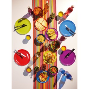 Készlet 4 melamin lemez, 28 cm - Kitchen Craft