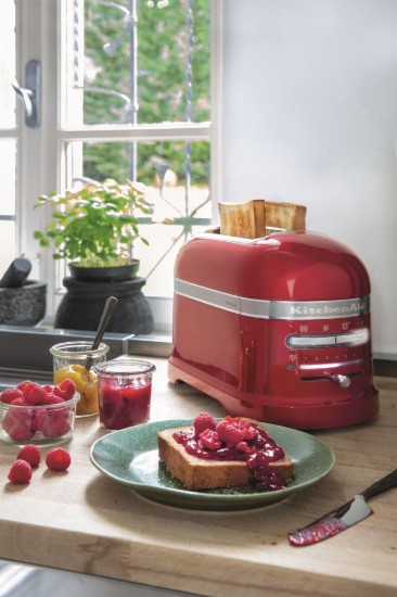 KitchenAid - 1250 W-os Artisan - Candy Apple - 2 nyílásos kenyérpirító