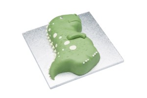 Dinoszaurusz kinézetű forma, tortához, 22 x 32 x 5 cm, eloxált alumínium - Kitchen Craft