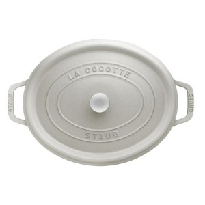 Staub - Ovális Cocotte fazék, öntöttvas, 27cm/3,2L, White Truffle