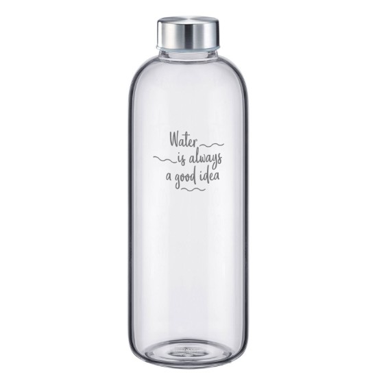 Westmark ~ 1  literes "Viva" vizes palack  piros huzattal