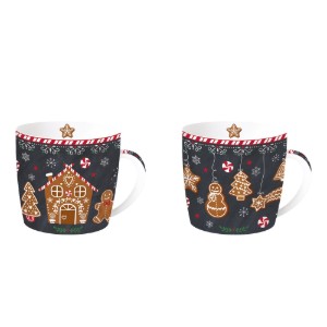 Nuova R2S - 350 ml -es "GINGERBREAD" 2 db. porcelán bögre készlet 