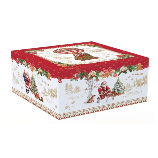 Nuova R2S - 250 ml -es "CHRISTMAS MEMORIES" porcelán bögre tányérral