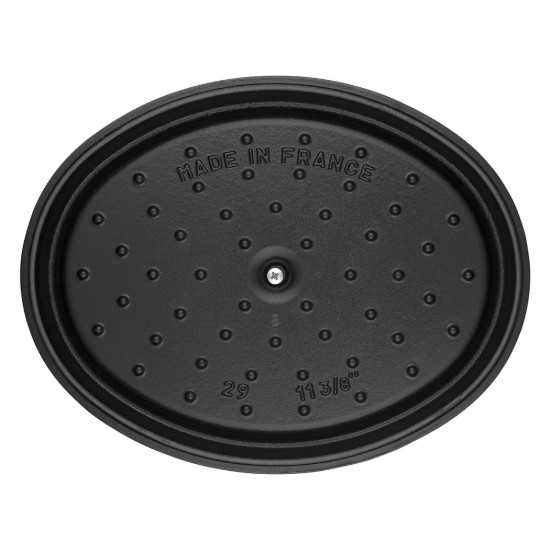Staub ovális cocotte lábas,  31 cm / 5,5 L - Black 
