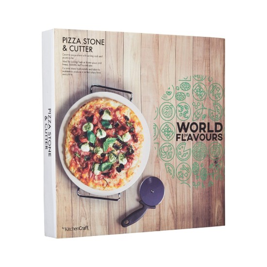 Kitchen Craft pizzasütő készlet, 32 cm