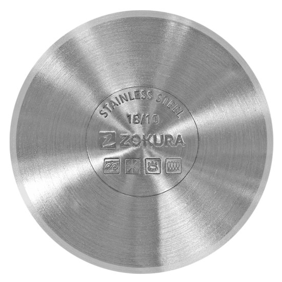 Zokura - 10 darabos főzőedény készlet, rozsdamentes acélból