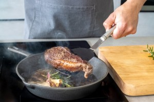 Kitchen Craft főzőlapát, rozsdamentes acél nyéllel