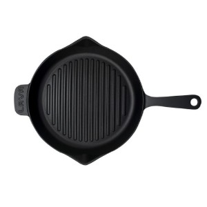 LAVA - 28 cm -es homorú aljú öntvény grillserpenyő