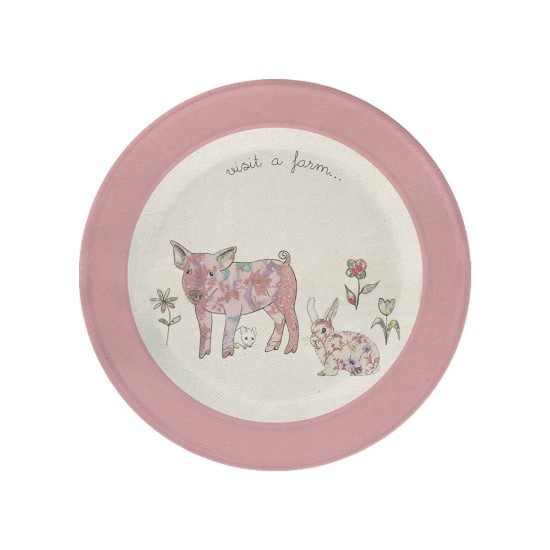 Kitchen Craft 5 darbos tálalókészlet gyerekeknek "Visit a farm Pig"