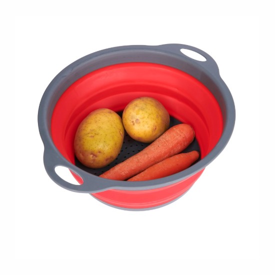 Kitchen Craft szűrő 24 cm, piros