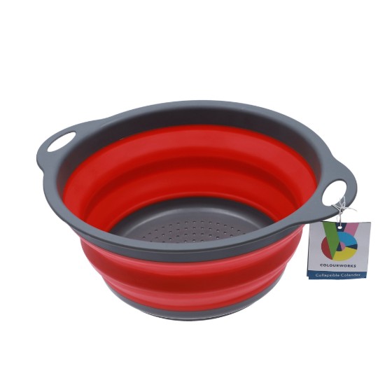 Kitchen Craft szűrő 24 cm, piros