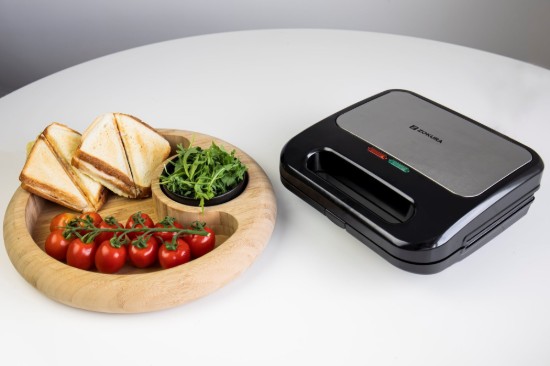 Zokura - 800 W -os 2 szeletes szendvicskészítő 3 az 1-ben