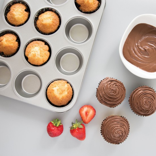Kitchen Craft muffin sütő, 35 x 27 cm, acél