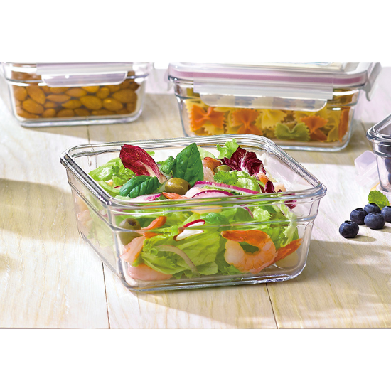 Glasslock üveg ételtároló 1650 ml 