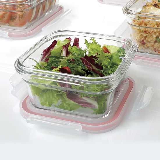 Glasslock üveg ételtároló 400 ml 
