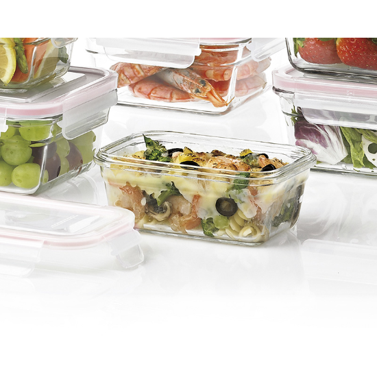 Glasslock üveg ételtároló 485 ml  