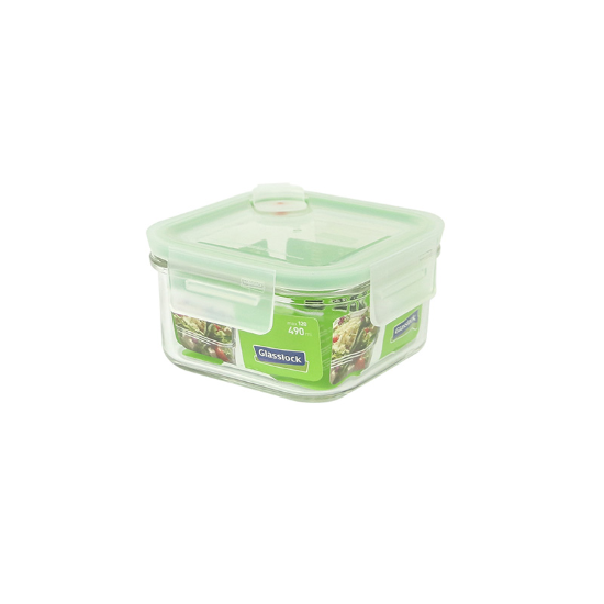 Glasslock üveg ételtároló 490 ml,"Air Type" 