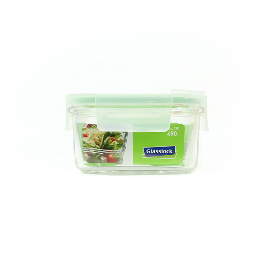 Glasslock üveg ételtároló 490 ml,"Air Type" 