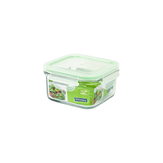 Glasslock üveg ételtároló 490 ml 