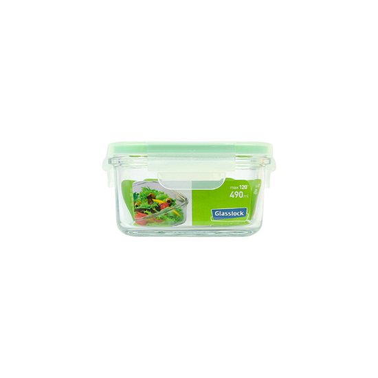 Glasslock üveg ételtároló 490 ml 