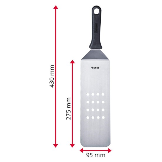 Spatula perforációval "Master Line", 27,5 x 9,5 cm, rozsdamentes acél - Westmark
