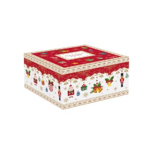 Nuova R2S - 175 ml-es csésze / csészealj készlet - "KARÁCSONYI DÍSZEK" motivummal