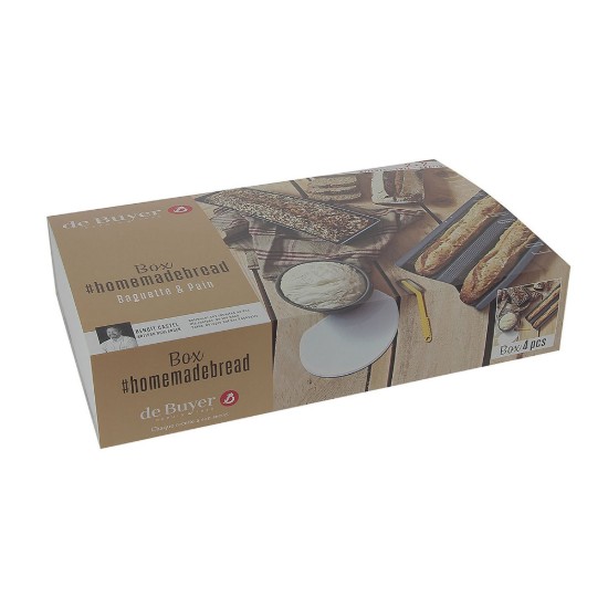 4 darabos kenyérelőkészítő készlet "Homebread" - de Buyer