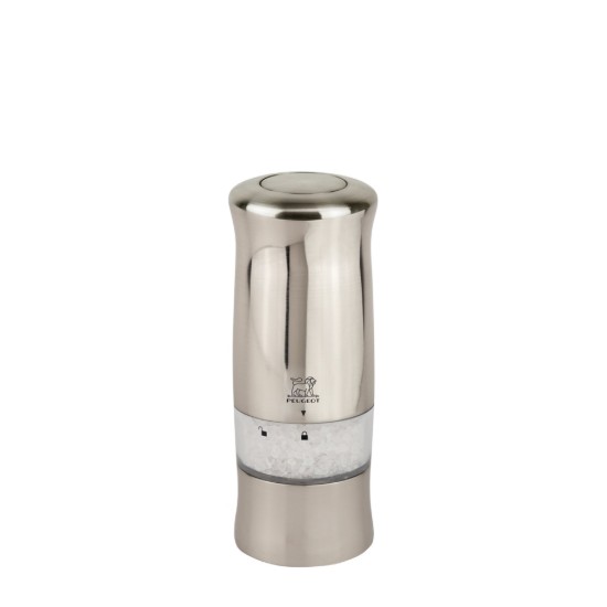 Peugeot "Zeli" elektromos sóőrlő 14 cm, Brushed Chrome
