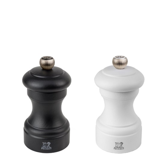 Peugeot 2 darabos őrlőkészlet, 10 cm, "Bistro", White&Black