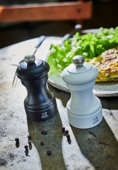 Peugeot 2 darabos őrlőkészlet, 10 cm, "Bistro", White&Black