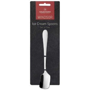 "Windsor" 2 db Fagylat kiskanál, rozsdamentes acél  - Grunwerg