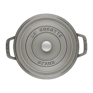 Staub - 28 cm / 6.7 literes Graphite Grey - Cocotte öntöttvas fazék